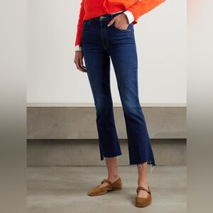 MOTHER - The Insider Crop Step Fray Jeans